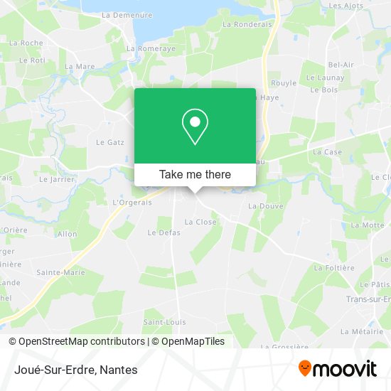 Joué-Sur-Erdre map
