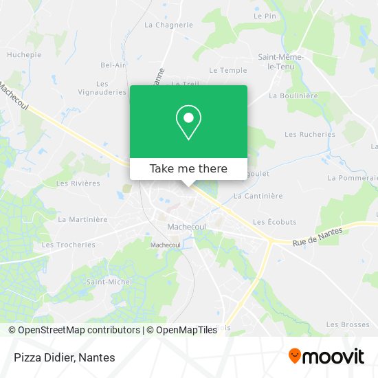 Mapa Pizza Didier