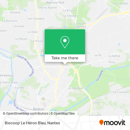 Biocoop Le Héron Bleu map