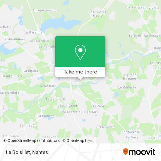 Le Boisillet map
