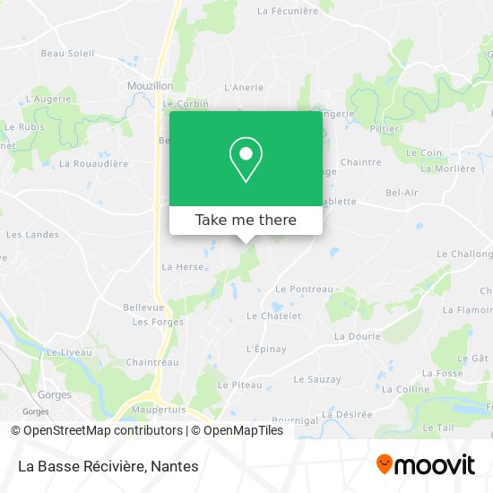 La Basse Récivière map