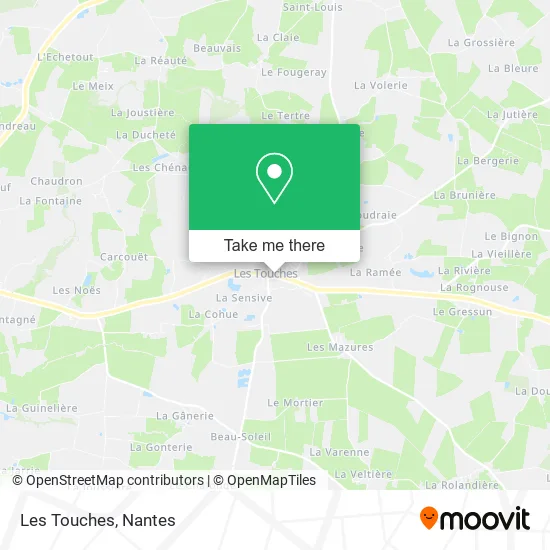 Les Touches map