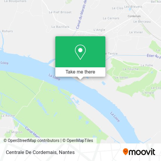Centrale De Cordemais map