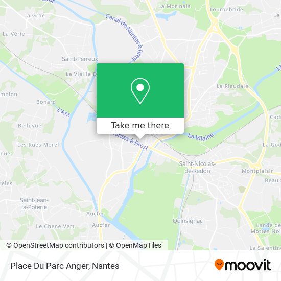 Place Du Parc Anger map