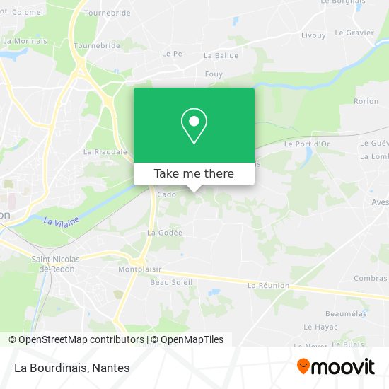 La Bourdinais map