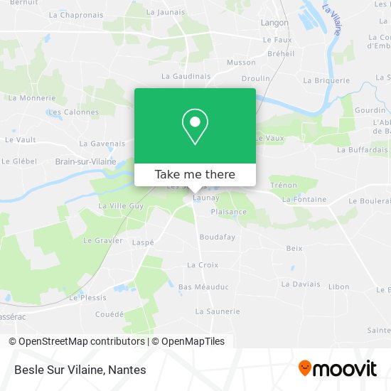 Besle Sur Vilaine map