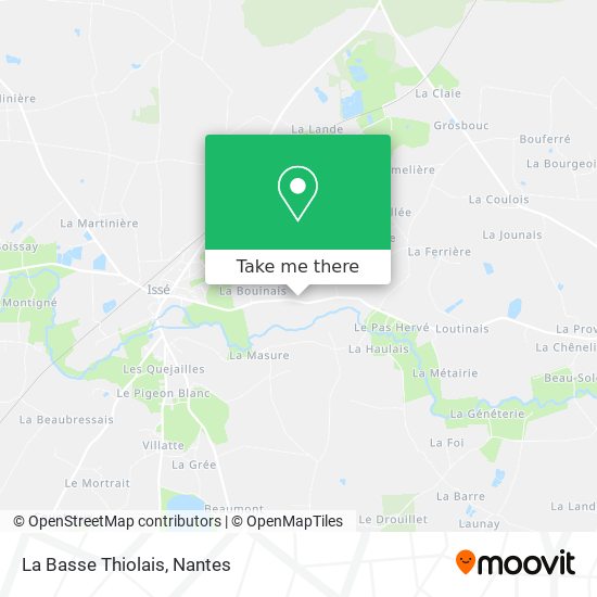 La Basse Thiolais map