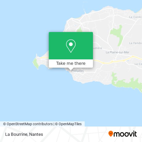 La Bourrine map