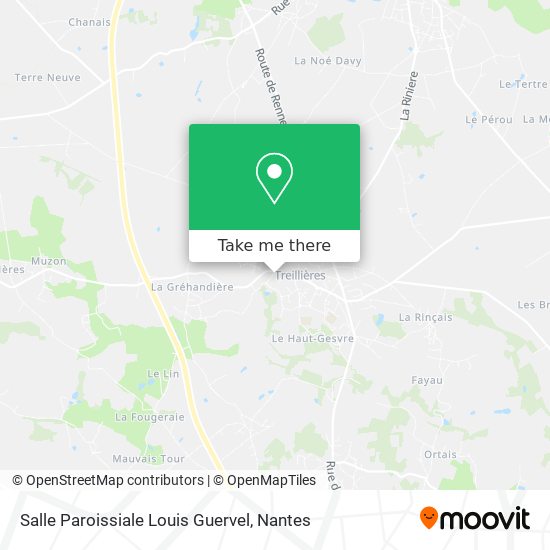 Salle Paroissiale Louis Guervel map