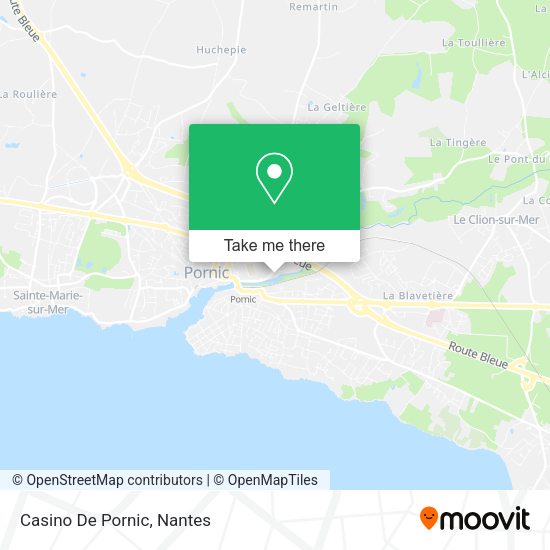 Casino De Pornic map