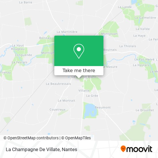 La Champagne De Villate map