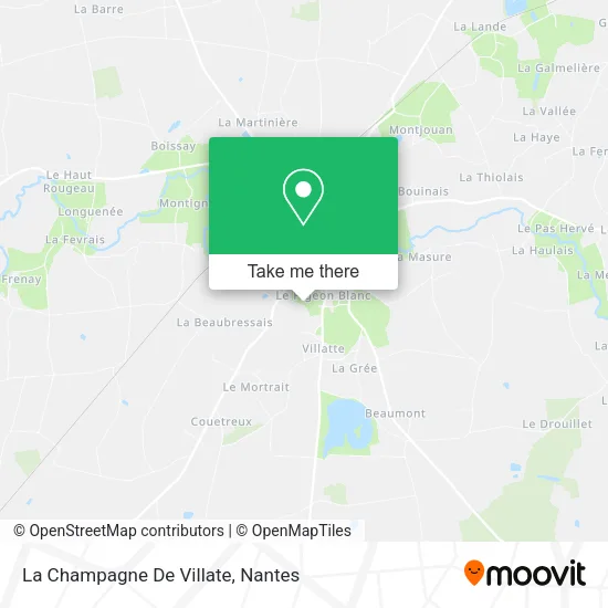 La Champagne De Villate map
