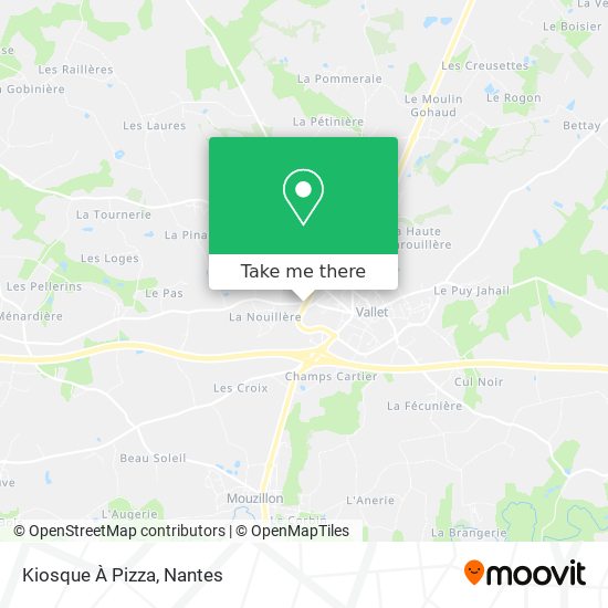 Kiosque À Pizza map