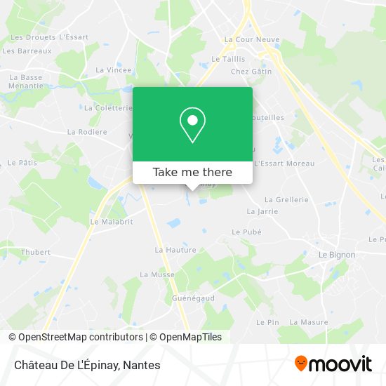 Château De L'Épinay map