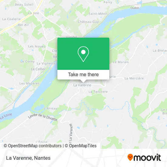Mapa La Varenne