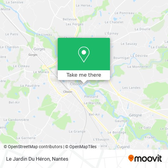 Le Jardin Du Héron map