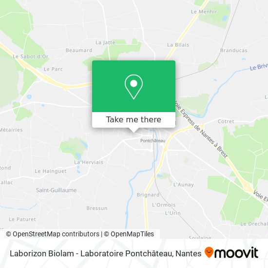 Laborizon Biolam - Laboratoire Pontchâteau map