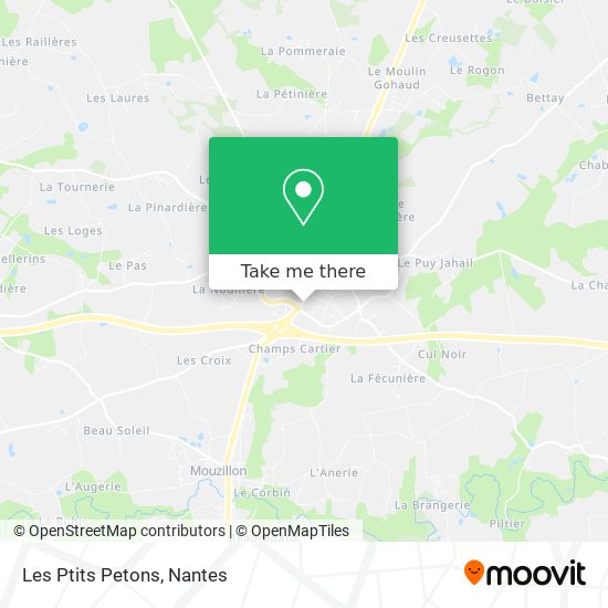 Les Ptits Petons map