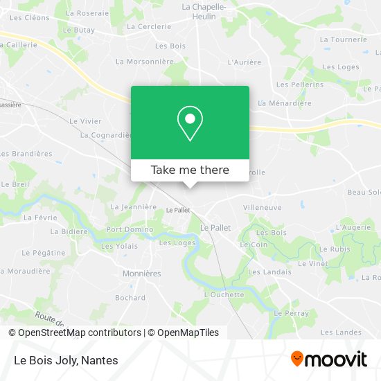 Le Bois Joly map