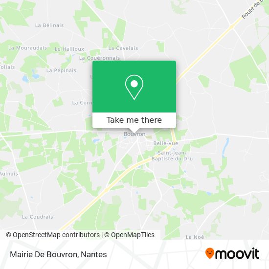 Mapa Mairie De Bouvron