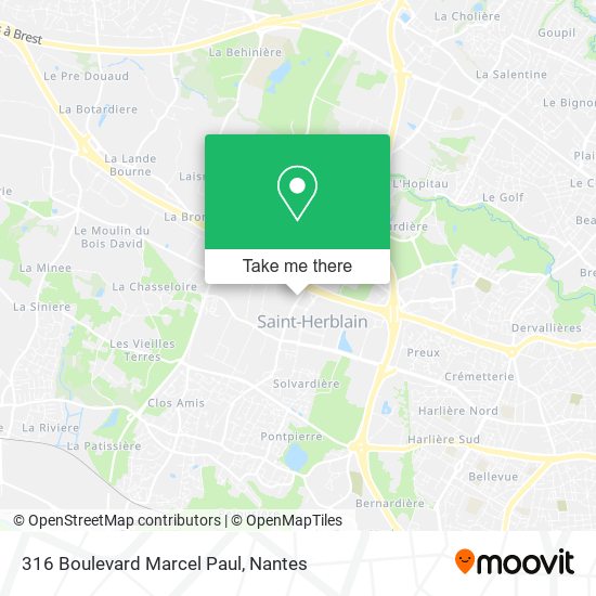 316 Boulevard Marcel Paul map