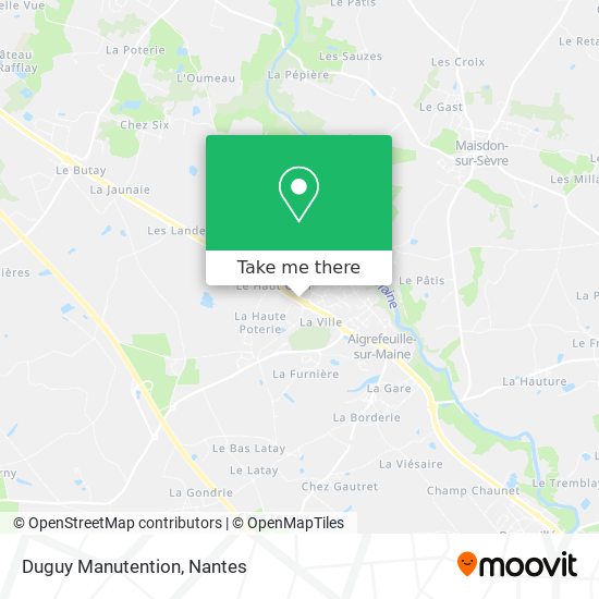 Duguy Manutention map