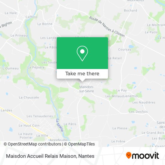 Mapa Maisdon Accueil Relais Maison