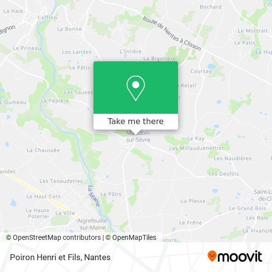 Poiron Henri et Fils map