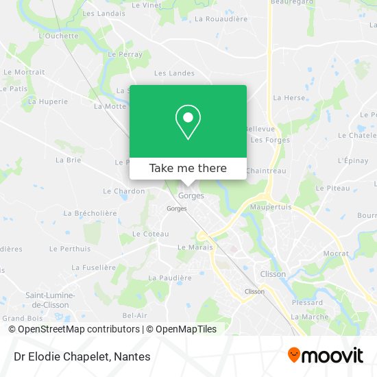 Dr Elodie Chapelet map