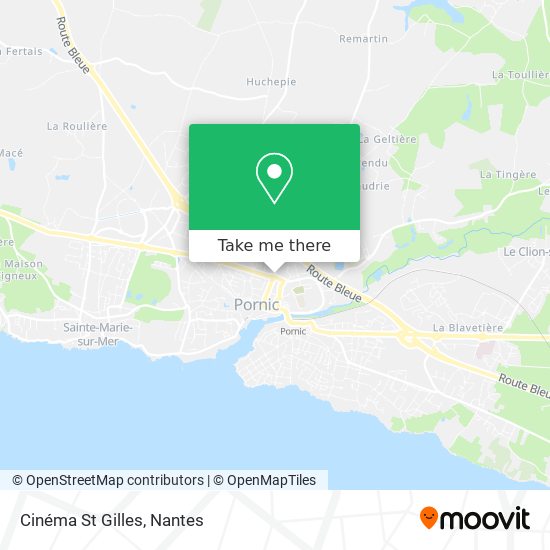 Cinéma St Gilles map