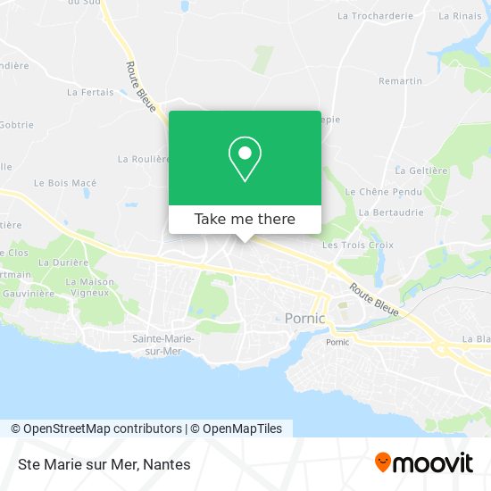 Ste Marie sur Mer map