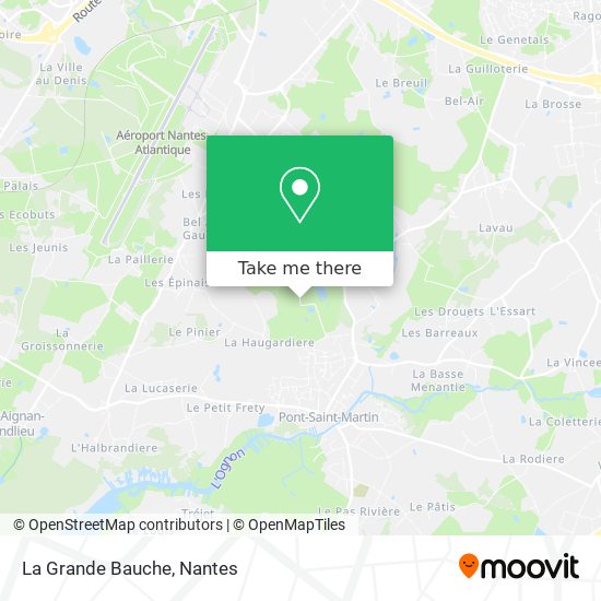 La Grande Bauche map