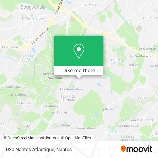 D2a Nantes Atlantique map