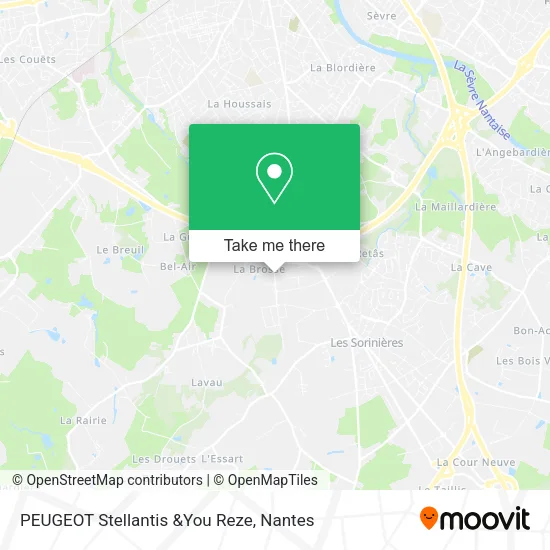 PEUGEOT Stellantis &You Reze map