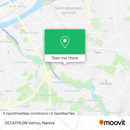 DECATHLON Vertou map