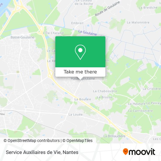 Service Auxiliaires de Vie map