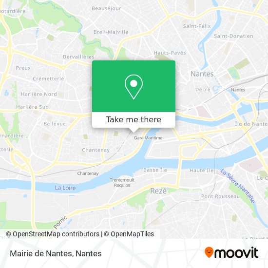 Mairie de Nantes map