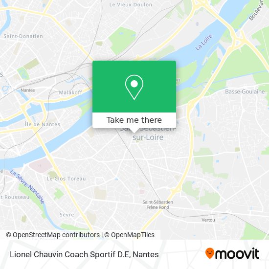 Mapa Lionel Chauvin Coach Sportif D.E