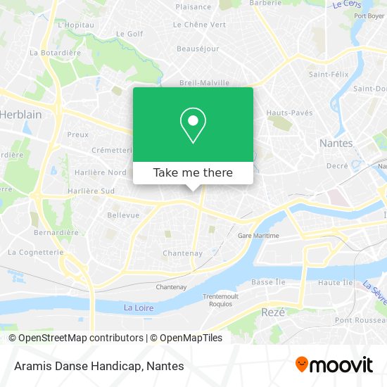 Aramis Danse Handicap map