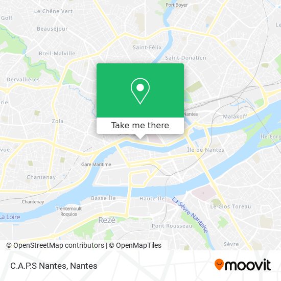 C.A.P.S Nantes map