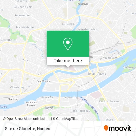 Site de Gloriette map