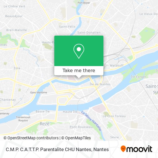 C.M.P. C.A.T.T.P. Parentalite CHU Nantes map