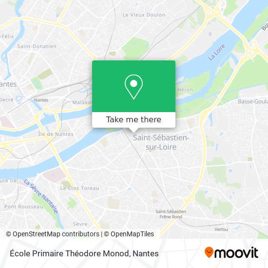 École Primaire Théodore Monod map