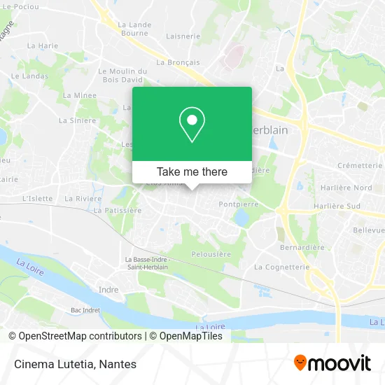 Mapa Cinema Lutetia
