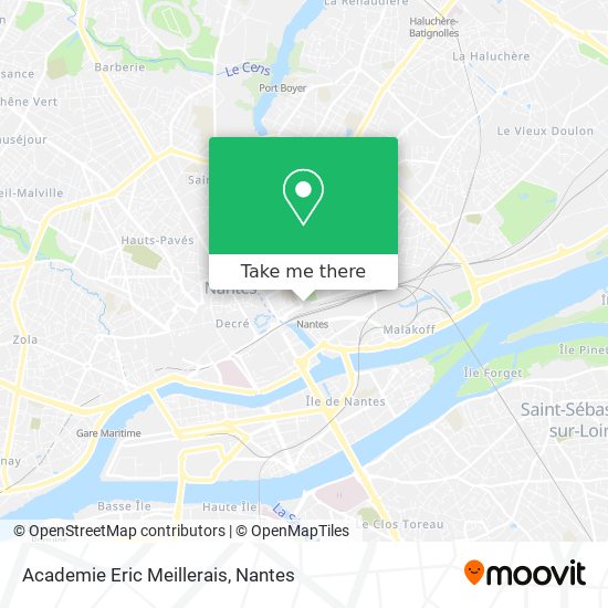 Academie Eric Meillerais map