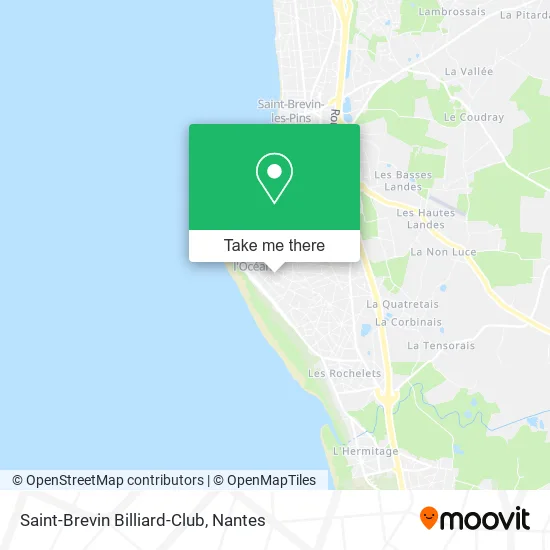 Saint-Brevin Billiard-Club map
