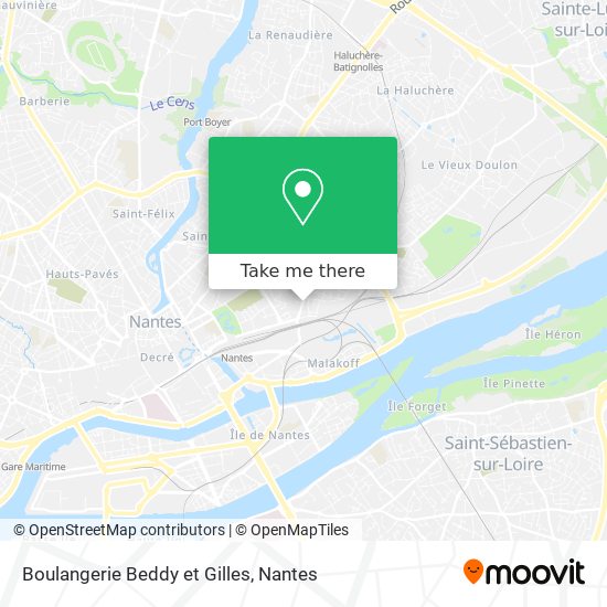 Boulangerie Beddy et Gilles map