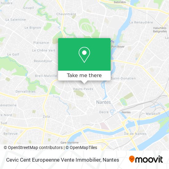Cevic Cent Europeenne Vente Immobilier map