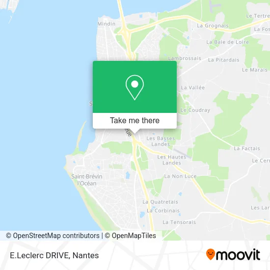 E.Leclerc DRIVE map