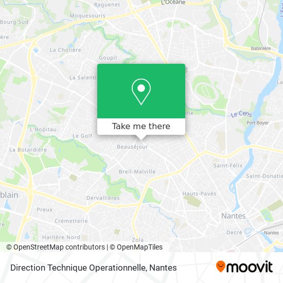 Direction Technique Operationnelle map